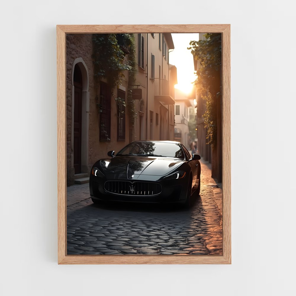 Poster Adrenaline Noir – affiche Maserati (vue 4)